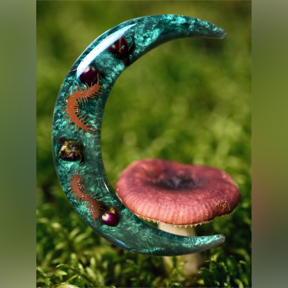 Crescent Handmade Hairpin